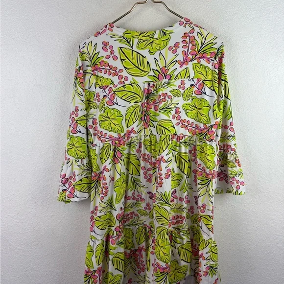 Perfect like new MARY SQUARE laguna dress in vine time lime large - Picture 13 of 15